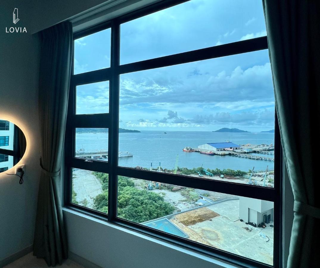 Apartamento Jesselton Quay Kk Sea View Or City View By Lovia Kota Kinabalu Exterior foto