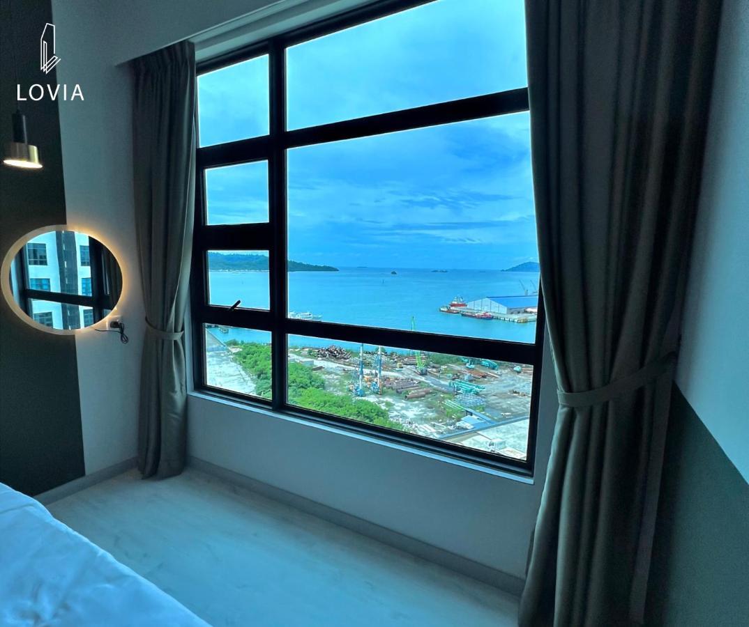 Apartamento Jesselton Quay Kk Sea View Or City View By Lovia Kota Kinabalu Exterior foto