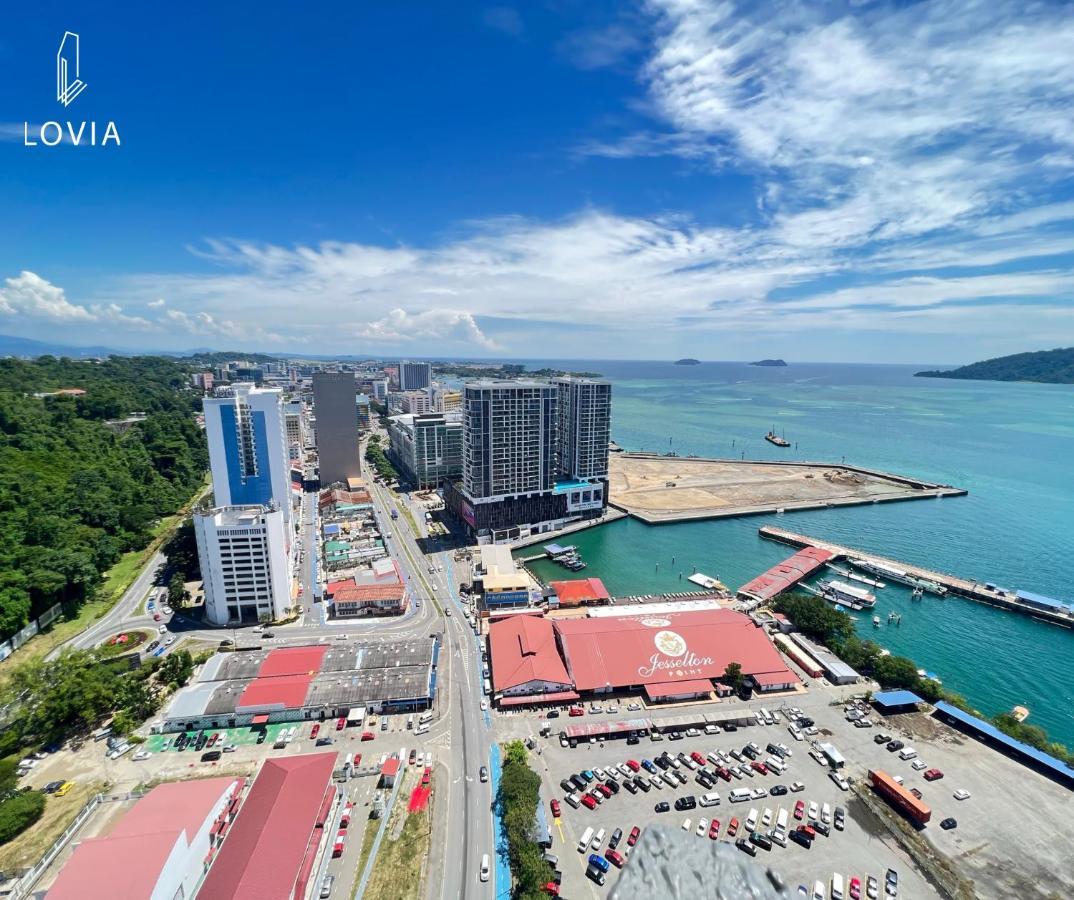 Apartamento Jesselton Quay Kk Sea View Or City View By Lovia Kota Kinabalu Exterior foto